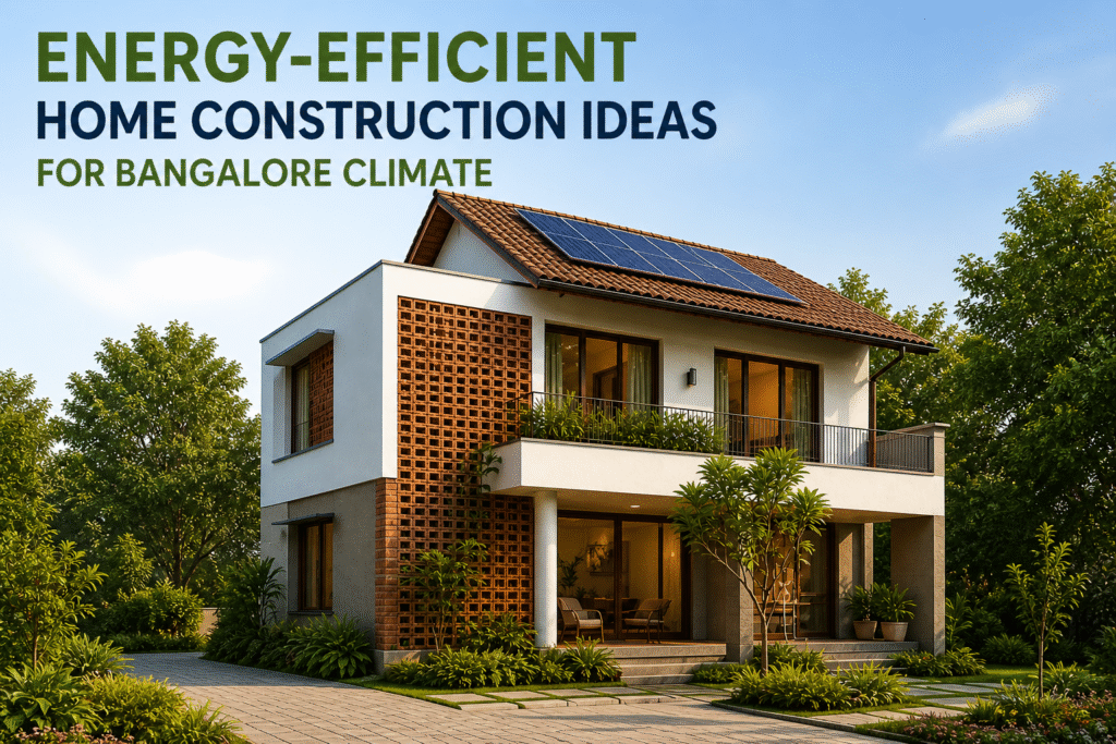 Top 10 Energy-Efficient Home Construction Ideas for Bangalore Climate ...